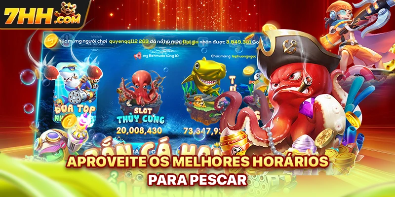 Aproveite os melhores horários para pescar