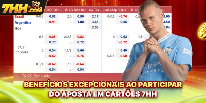 Benefícios excepcionais ao participar do aposta em cartões 7hh