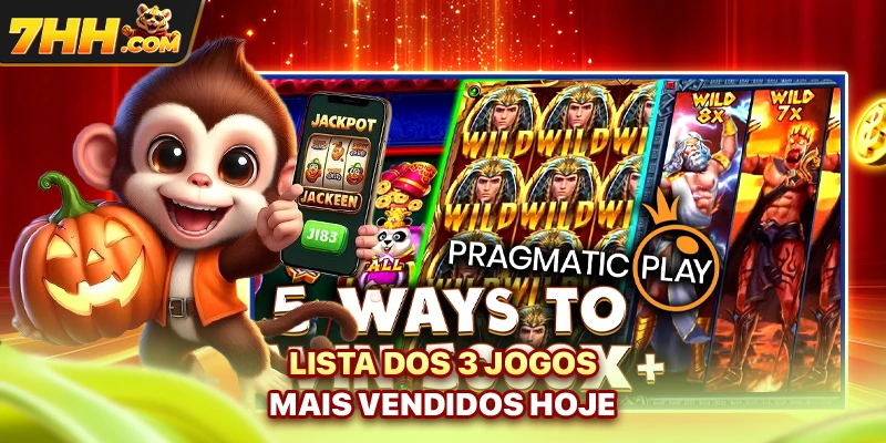 Lista dos 3 jogos mais vendidos hoje